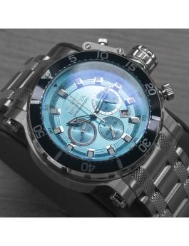 Invicta Coalition Forces 49091 Reloj de Hombre - Movimiento de Cuarzo - Acero Inoxidable con Esfera Azul - 52 mm