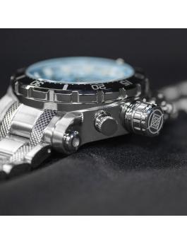 Invicta Coalition Forces 49091 Reloj de Hombre - Movimiento de Cuarzo - Acero Inoxidable con Esfera Azul - 52 mm