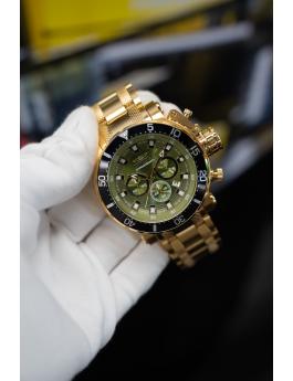 Invicta Coalition Forces 49227 Pánské hodinky - Quartzový strojek - Nerezová ocel se zeleným ciferníkem - 52 mm