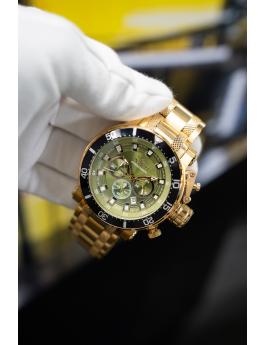 Invicta Coalition Forces 49227 Pánské hodinky - Quartzový strojek - Nerezová ocel se zeleným ciferníkem - 52 mm