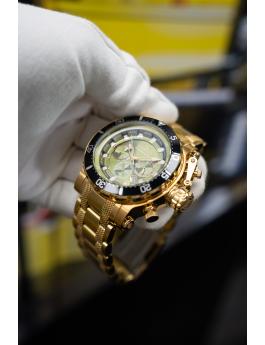 Invicta Coalition Forces 49227 Pánské hodinky - Quartzový strojek - Nerezová ocel se zeleným ciferníkem - 52 mm