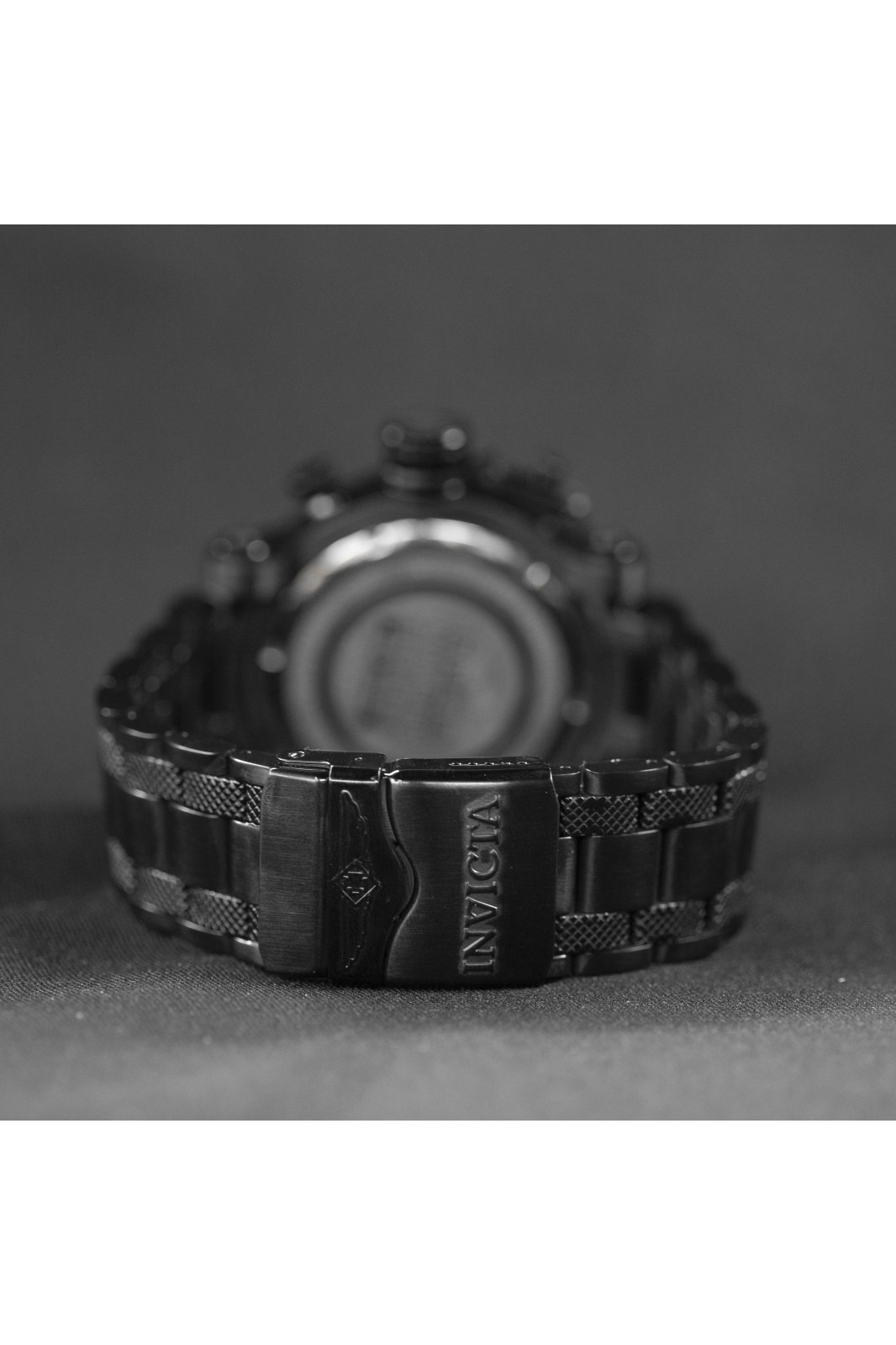 Invicta Coalition Forces 49229 Zegarek męski - Mechanizm kwarcowy - Stal nierdzewna z Żółtą Tarcza - 52 mm