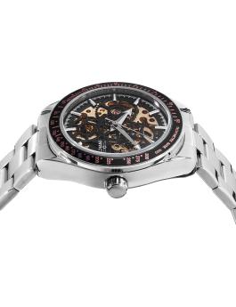 Invicta Objet D Art 49500 Herren Uhr - Automatik Bewegung - Edelstahl mit Schwarz Zifferblatt - 43 mm