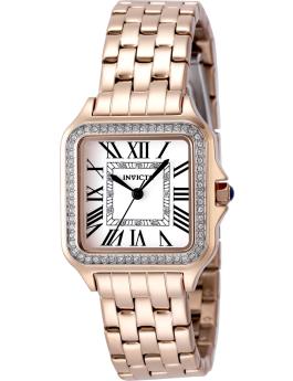 Invicta Angel 48997 Women's Watch - Quartz Movement - Stainless Steel with Silver Dial - 28 mm