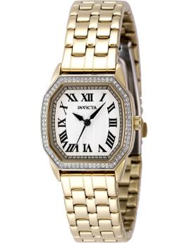Invicta Wildflower 49000 Orologio da Donna - Movimento al Quarzo - Acciaio Inossidabile con Quadrante Argento - 27 mm