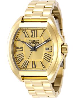 Invicta Angel 48183 Montre Femme - Mouvement Quartz - Acier Inoxydable avec Cadran Doré - 38 mm