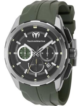 TechnoMarine OCEAN - NOMAD TM-318100 Men's Watch - Quartz Movement - Stainless Steel with Black Dial - 43 mm