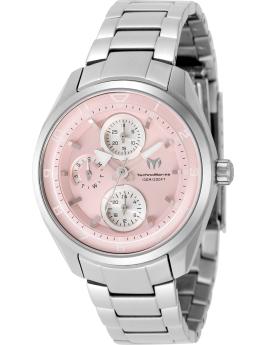 TechnoMarine OCEAN - QUANTUM TM-318108 Women's Watch - Quartz Movement - Stainless Steel with Pink Dial - 36 mm