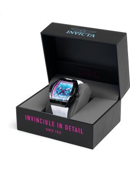 Invicta Racing 48940 Reloj de Hombre - Movimiento de Cuarzo - Acero Inoxidable con Esfera Azul - 47 mm
