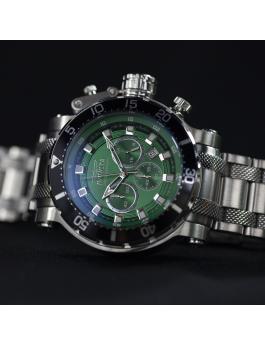 Invicta Coalition Forces 49092 Reloj para Hombre - Movimiento de Cuarzo - Acero Inoxidable con Esfera Verde - 52 mm