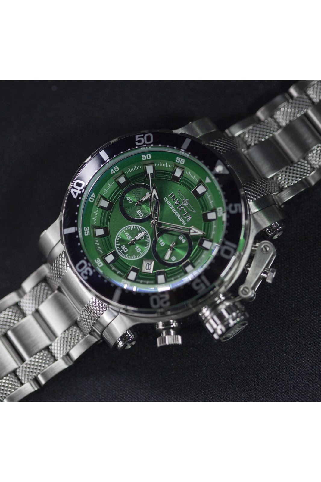 Invicta Speedway 46309: Orologio Uomo Cronografo Nero Con Cinturino In Nylon