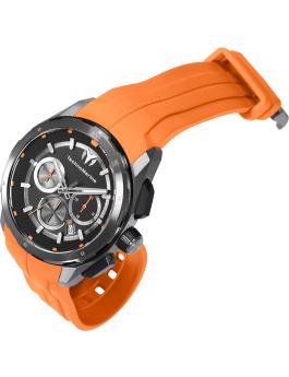TechnoMarine OCEAN - NOMAD TM-318099 Men's Watch - Quartz Movement - Stainless Steel with Black Dial - 43 mm