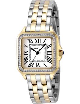 Invicta Angel 48996 Women's Watch - Quartz Movement - Stainless Steel with Silver Dial - 28 mm