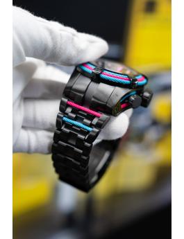 Invicta Bolt 48605 Miesten Kello - Kvartsikoneisto - Ruostumaton Teräs Mustalla Taululla - 53 mm - South Beach Edition