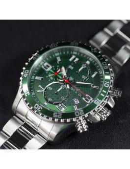 Invicta Specialty 49094 Férfi óra - Quartz szerkezet - Rozsdamentes acél zöld számlappal - 45 mm