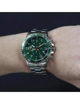 Invicta Specialty 49094 Férfi óra - Quartz szerkezet - Rozsdamentes acél zöld számlappal - 45 mm