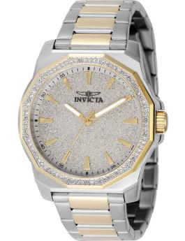 Invicta Speedway 49126 Herrenuhr - Quarzwerk - Edelstahl mit silbernem Zifferblatt - 42 mm