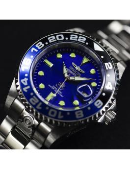 Invicta Grand Diver 21865 Reloj para Hombre - Movimiento Automático - Acero Inoxidable con Esfera Azul - 47 mm