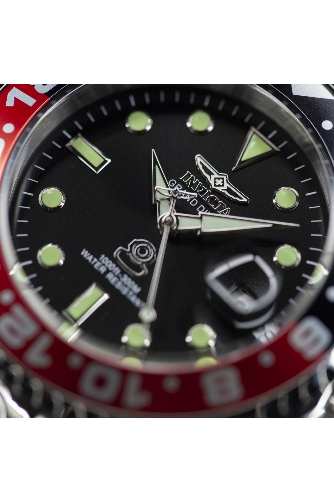 Invicta Grand Diver 21867 Men's Watch - Automatic Movement - Stainless Steel with Black Dial - 47 mm