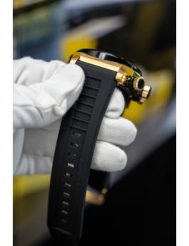 Invicta Sea Hunter 48980 Herrenuhr - Quarzwerk - Edelstahl mit goldenem Zifferblatt - 52 mm