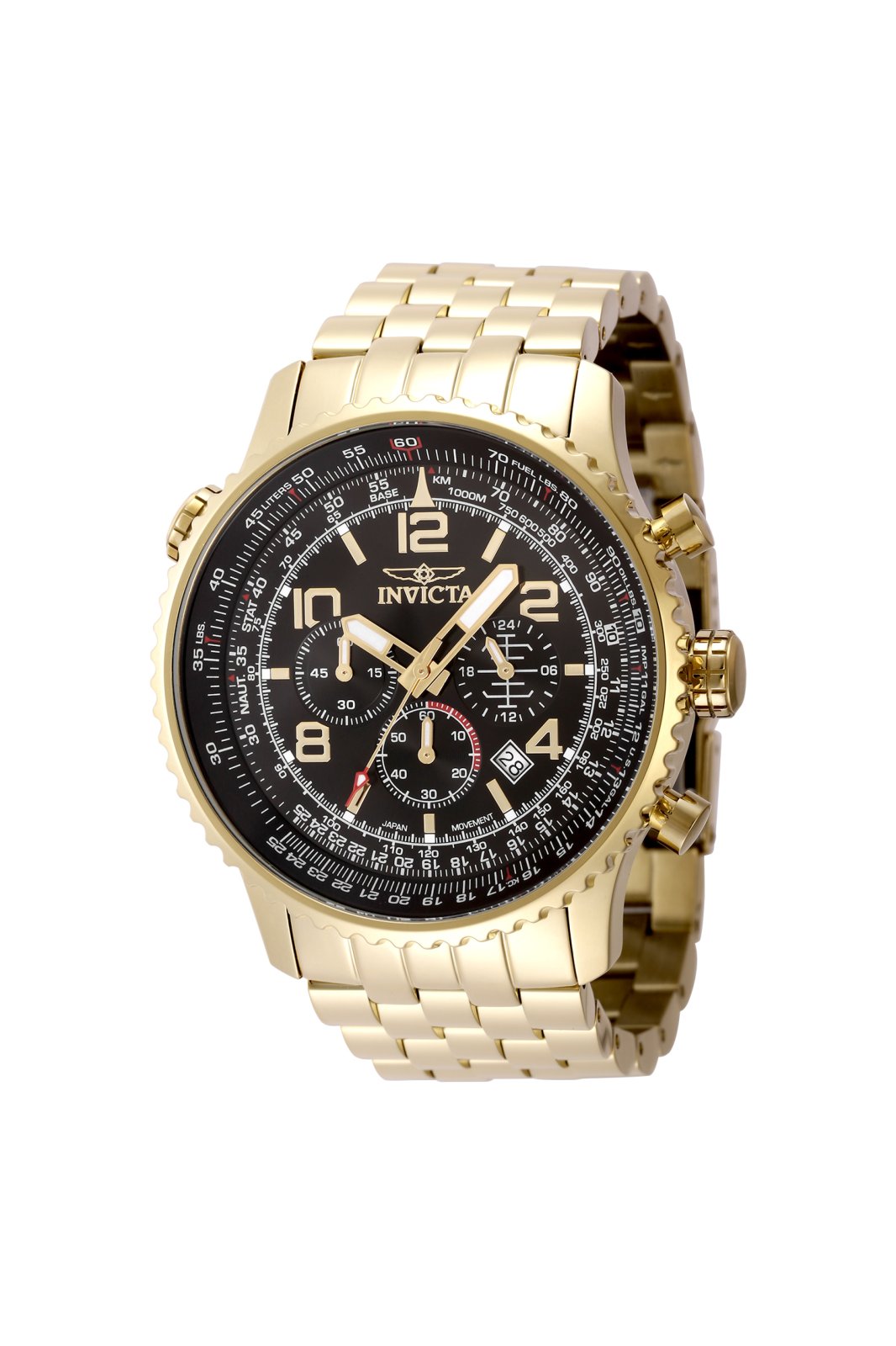 Orologio Invicta Aviator Uomo - 49mm, Acciaio Inox, Quadrante Blu, Movimento Quarzo, 10 ATM - 2