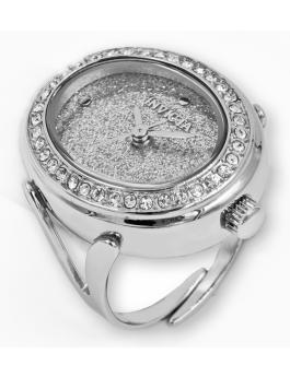Invicta Mini 49594 Relógio Feminino - Movimento Quartz - Aço Inoxidável com Mostrador Prateado - 24 mm