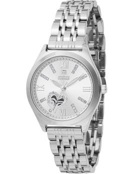 Montres Prestige Classic MPW-0013 Reloj de Mujer - Movimiento de Cuarzo - Metal con Esfera Plateada - 33 mm