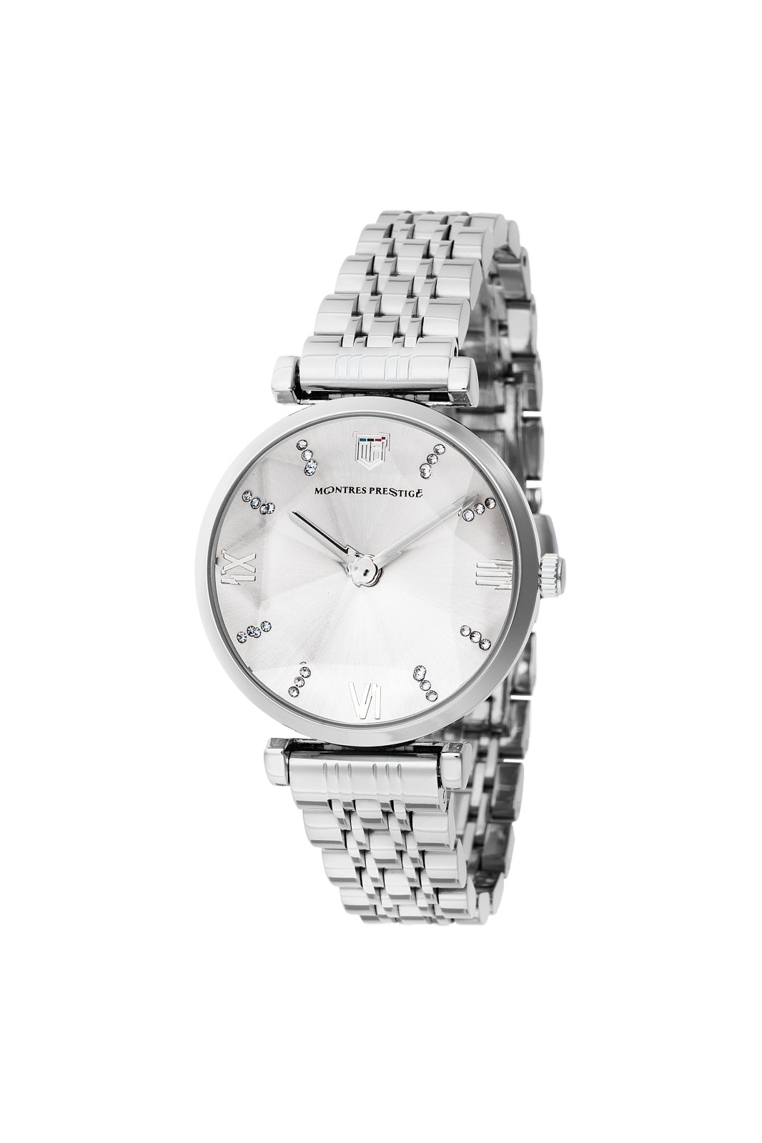 Montres Prestige Classic MPW-0016 Reloj de mujer - Movimiento de cuarzo - Metal con esfera plateada - 32 mm
