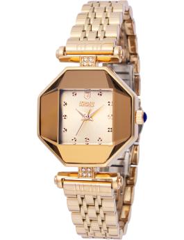 Montres Prestige Classic MPW-0026 Reloj de mujer - Movimiento de cuarzo - Metal con esfera dorada - 28 mm