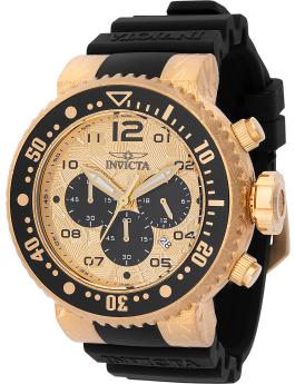 Invicta Pro Diver 47193 Orologio Uomo 52mm - Acciaio, Quarzo, Impermeabile 10 Bar