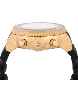 Invicta Pro Diver 48618 Reloj de Hombre - Movimiento de Cuarzo - Acero Inoxidable con Esfera Dorada - 52 mm