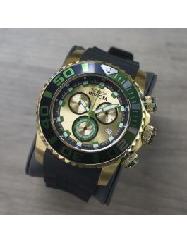 Invicta Sea Hunter 48987 Reloj de Hombre - Movimiento de Cuarzo - Acero Inoxidable con Esfera Dorada - 52 mm