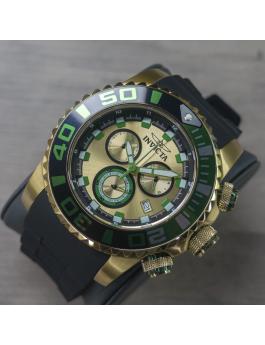 Invicta Sea Hunter 48987 Reloj de Hombre - Movimiento de Cuarzo - Acero Inoxidable con Esfera Dorada - 52 mm