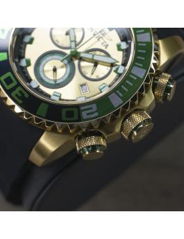 Invicta Sea Hunter 48987 Reloj de Hombre - Movimiento de Cuarzo - Acero Inoxidable con Esfera Dorada - 52 mm