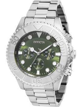 Invicta Pro Diver 49214 Férfi óra - Quartz szerkezet - Rozsdamentes acél zöld számlappal - 47 mm