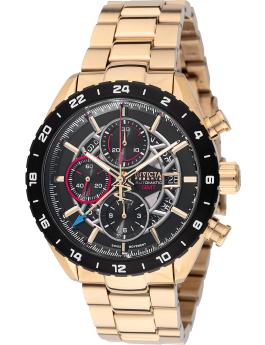 Invicta Reserve 49232 Relógio Masculino - Movimento Automático - Aço Inoxidável com Mostrador Preto - 44 mm