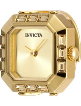 Invicta Mini 49585 Orologio da Donna - Movimento al Quarzo - Acciaio Inossidabile con Quadrante Dorato - 21 mm