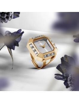 Invicta Mini 49587 Relógio Feminino - Movimento de Quartzo - Aço Inoxidável com Mostrador Prateado - 21 mm
