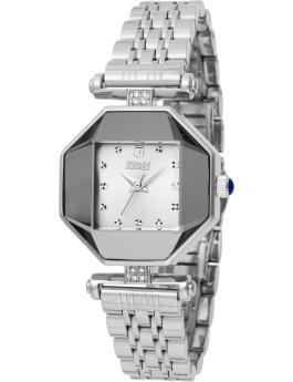 Montres Prestige Classic MPW-0025 Relógio Feminino - Movimento Quartz - Metal com Mostrador Prateado - 28 mm