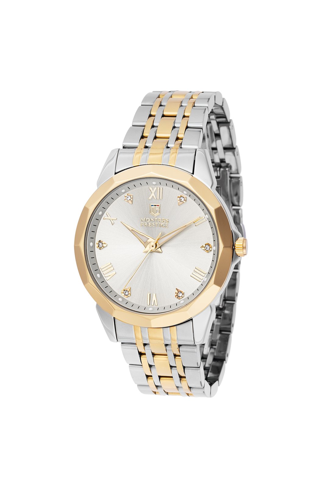 Montres Prestige Classic MPW-0042 Relógio Masculino - Movimento Quartz - Metal com Mostrador Prateado - 41 mm
