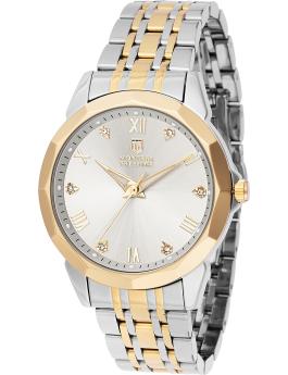 Montres Prestige Classic MPW-0042 Reloj de Hombre - Movimiento de Cuarzo - Metal con Esfera Plateada - 41 mm