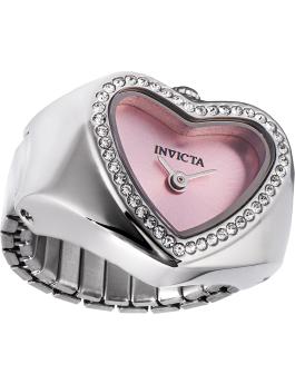 Invicta Mini 49571 Orologio da Donna - Movimento al Quarzo - Acciaio Inossidabile con Quadrante Rosa - 18 mm