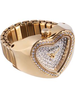 Invicta Mini 49577 Orologio da Donna - Movimento al Quarzo - Acciaio Inossidabile con Quadrante Argento - 18 mm