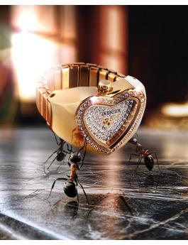 Invicta Mini 49577 Relógio Feminino - Movimento de Quartzo - Aço Inoxidável com Mostrador Prateado - 18 mm