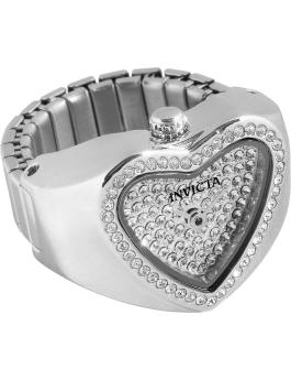 Invicta Mini 49578 Orologio da Donna - Movimento al Quarzo - Acciaio Inossidabile con Quadrante Argento - 18 mm