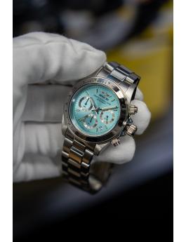 Invicta Speedway 49800 Herrenuhr - Quarzwerk - Edelstahl mit blauem Zifferblatt - 39 mm