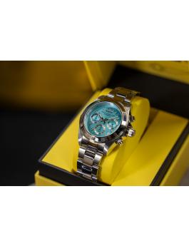 Invicta Speedway 49800 Herrenuhr - Quarzwerk - Edelstahl mit blauem Zifferblatt - 39 mm