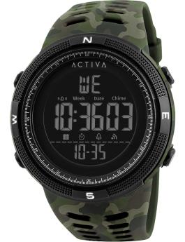 Activa Digital ACW1915MC-001 Reloj para Hombre - Movimiento Digital - Plástico con Esfera Negra - 50 mm