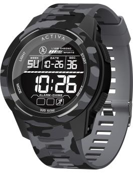 Activa Digital ACW8105MC-002 Men's Watch - Digital Movement - Plastic with Black Dial - 45 mm