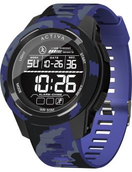 Activa Digital ACW8105MC-004 Men's Watch - Digital Movement - Plastic with Black Dial - 45 mm